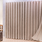 Cortina Microfibra Com Linho 5,00x2,50 Para Varão Simples Ave