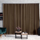 Cortina Microfibra Com Voil 2,80x1,80 Para Trilho Suíço Marro