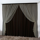 Cortina Mirage 4 Mts Sala Quarto Blackout Voal Trilho Comum -