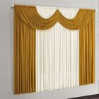 Cortina Montreal 2 Mts Em Malha Janela Sala Quarto Amarela -