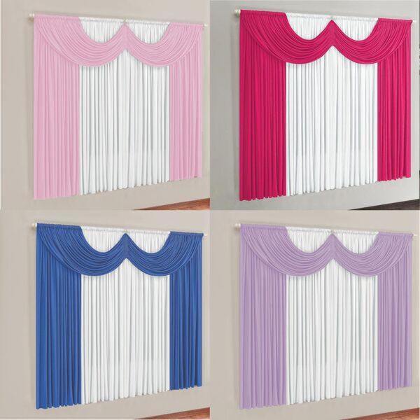 Cortina Montreal 2 Mts Sala Quarto ( Kit 4 Peças) Preço Para