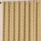 Cortina Nobre Jacquard Dourado 3 00m X 2 50m P/ Varão Simples