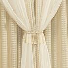 Cortina Ômega Tecido Linho Fino E Voal 3,00m X 2,00m Janela -