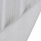 Cortina Orquidea Ilhós Algodão e Políester Cinza 2,60x2,30m 2 Folhas Vestis