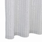 Cortina Orquidea Ilhós Algodão e Políester Cinza 2,60x2,30m 2 Folhas Vestis