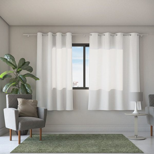 Cortina Oxford Branco 2 60x1 80m Leroy Merlin
