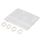Cortina para Box  PVC Branca 1,98X1,8m Bella Casa