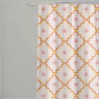 Cortina Para Box Banheiro Antimofo Poliéster 198x180cm Retrô