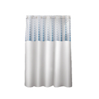 Cortina para Box com Ilhós 135x200m Visor Retangular Geométrico Leo Plast