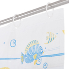 Cortina para Box Vinil Colorida 2x1,35m Plast-Léo