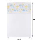 Cortina para Box Vinil Colorida 2x1,35m Plast-Léo