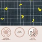 Cortina Para Cozinha 2,20m X 1,45m Ilhós Estampada Bananinha