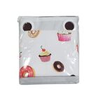 Cortina Para Cozinha 2,20m X 1,45m Ilhós Estampada Cupcake