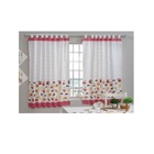 Cortina Para Cozinha Com Passante 2.00 X 1.50m Maçã E Canela