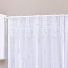 Cortina Para Cozinha Delicada Tecido De Renda 2,00m X 1,20m P