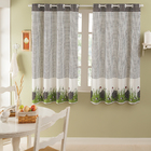 Cortina para Cozinha Galinha Preta e Branca 2,00x1,40m