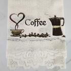 Cortina Para Cozinha Interlar 2,2x1,2m Estampa Coffee Cortina