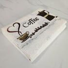 Cortina Para Cozinha Interlar 2,2x1,2m Estampa Coffee Cortina