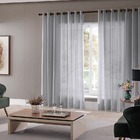 Cortina Para Janela Barcelona 3,00x 2,50  Admirare  Cinza