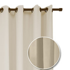 Cortina Para Janela Barcelona 3,00x 2,50  Admirare Bege