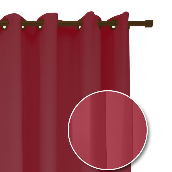 Cortina Para Janela Barcelona 3,00x 2,50  Admirare Vermelha