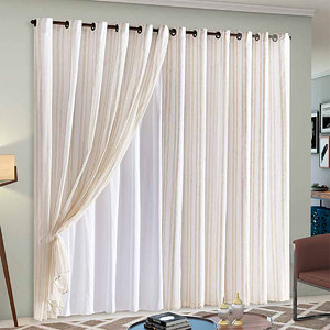 Cortinas Para Quarto 4 M Com Os Melhores Precos Leroy Merlin Cortinados estores cortinas de duche painéis varões e calhas para cortinados estores elétricos. cortina para quarto com forro listrada 4 00m x 2 50m palha branco veneza ideal para varao simples de 3 metros