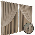 Cortina Para Quarto E Sala Blecaute Jade 7,00 X 2,30 Bege