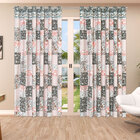 Cortina Para Quarto Estampada Patchwork Mix 4,40m X 2,35m De