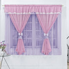 Cortina Para Quarto Infantil Vitória 3m X 2,80m Varão Simples