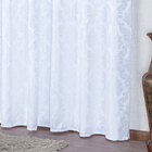 Cortina Para Quarto Jacquard Branca 4,00m X 2,70m - Ideal Par