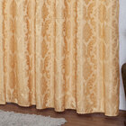 Cortina Para Quarto Jacquard Dourada 2,70m X 1,80m - Ideal Pa