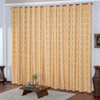 Cortina Para Quarto Jacquard Dourada 6,00m X 2,70m - Ideal Pa