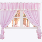 Cortina Para Quarto Lola Rosa 2 Metros Deccoralle