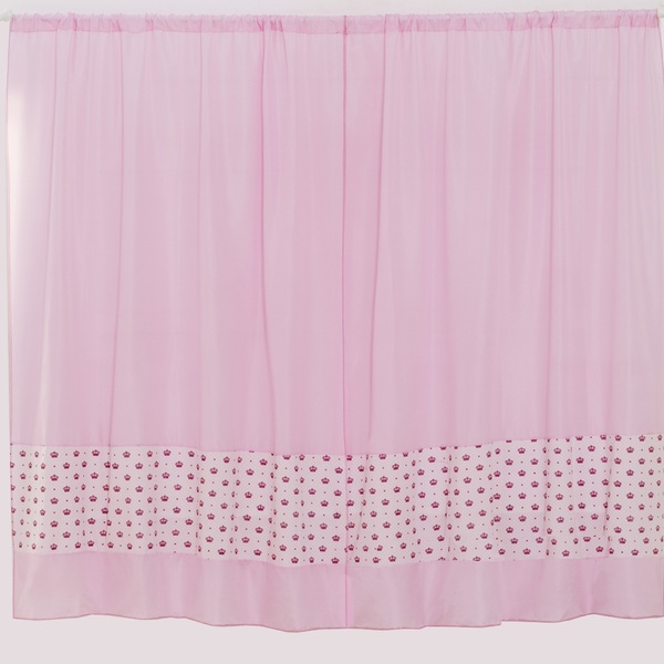 Cortina Para Quarto Princesa 2,00 X 1,70 [f101]