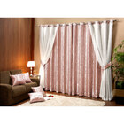 Cortina para Sala 3m x 2,7m Nude Varão Simples