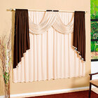 Cortina Para Sala / Quarto Varão Duplo Clássico 2m X 1,80m De