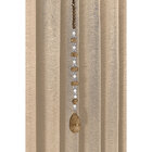 Cortina Para Sala Cáqui Seda Amassada 3m X 2,80m Para Varão S