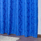 Cortina Para Sala Clássica Azul 2,70m X 1,80m - Ideal Para Va