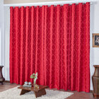 Cortina Para Sala Clássica Vermelha 3,00m X 2,70m - Ideal Par