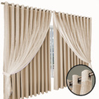 Cortina Para Sala E Quarto Blecaute Jade 2,30 X 1,30 Palha