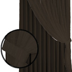 Cortina Para Sala E Quarto Blecaute Jade 8,30 X 2,50 Marrom