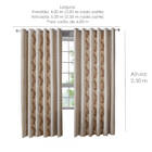 Cortina Para Sala Estampada Com Ilhos 4,00 X 2,50 M Curitiba