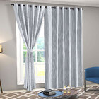 Cortina Para Sala Linho 3,00m X 2,50m Castele Cinza Ideal Par