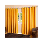 Cortina Para Sala Mostarda 3m x 2,5m Varão Simples