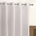 Cortina Para Sala Ou Quart Cinza De Voil Linho 2m X 1,70m Var