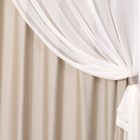 Cortina Para Sala Ou Quarto Blackout Com Voil 2,00 Avelã [f10