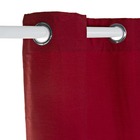 Cortina para Sala/Quarto Blackout Jena Vermelha Importada 2,60x1,40m 1 Folha