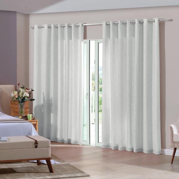 Cortina Para Sala Quarto Corta Luz Duo Glam 3,00m X 2,30m