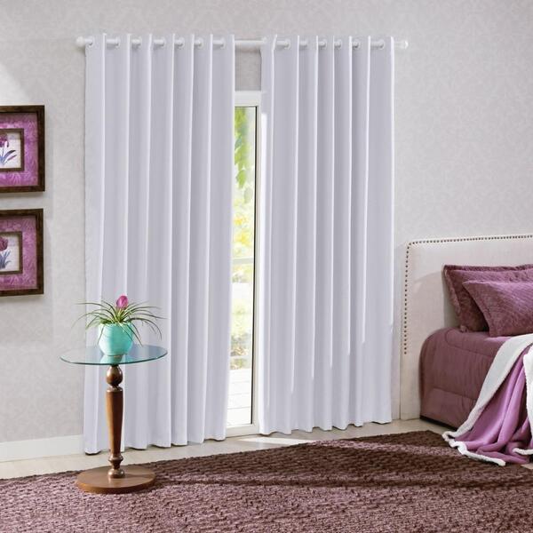 Cortina Para Sala Quarto Corta Luz Liso 3,60m X 2,50m
