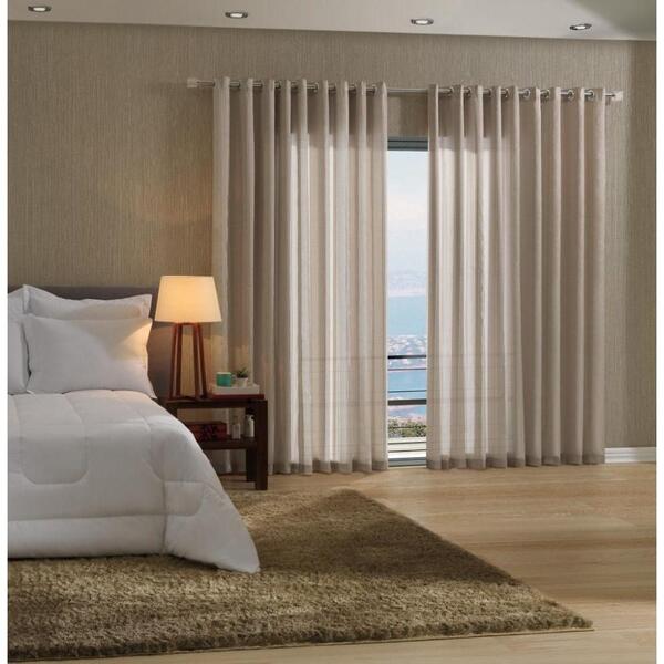 Cortina Para Sala Quarto Duo Sorrento 5,40m X 2,50m